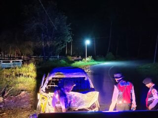 Samapta Polres Sarmi Intensifkan Patroli Tarawih, Situasi Wilkum Terpantau Aman