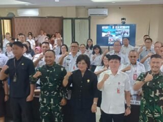 Sosialisasikan Percepatan Program Koperasi Desa Kelurahan Merah Putih (KDKMP), Dandim 1310/Bitung Hadiri Musrenbang RKPD Minahasa Utara 2027
