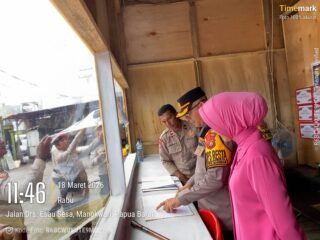 Kunjungan Kapolresta Manokwari Beserta Ketua Bhayangkari Cabang kota Manokwari dan PJU Ke Pos Ketupat Mansinam 2026