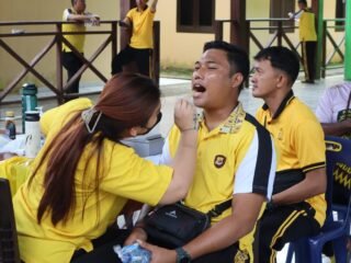 Polres Sarmi Periksa Kesehatan Personel, Gandeng Tim Asa Jayapura