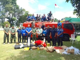Tingkatkan Kemampuan Hadapi Situasi Darurat Bencana Kebakaran, Personel Kodim 1310/Bitung Ikuti Bimtek Pengoperasian Ransus Damkar