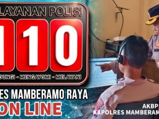 Kapolres Mamberamo Raya Menyatakan Layanan Polisi 110 Polres Mamberamo Raya Sudah Berjalan