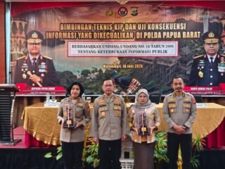 Divhumas Polri Gelar Bimtek KIP dan Uji Konsekuensi Informasi di Polda Papua Barat