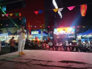 Pererat Hubungan Pemerintah, TNI dan Warga, Kodim 1310/Bitung Nonton Bareng Pembukaan Piala Dunia 2026 di Zona Bakubae Pasar Cita Bitung