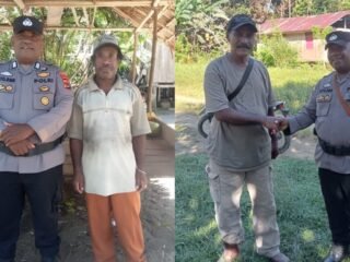 Bhabinkamtibmas Polsek Waropen Atas Laksanakan Giat Sambang Warga Binaan