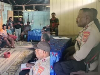 Ka’ Pos Pol Sawai Jalin Silaturahmi dengan Warga, Perkenalkan Diri sebagai Pejabat Baru