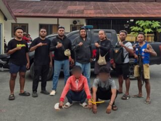 Tim Urc (Unit Reaksi Cepat) Sat Reskrim Polresta Manokwari Berhasil Tangkap 2 Pelaku Pengeroyokan di Taman Ria kab. Manokwari