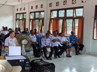KBO Satpolairud Polres Sarmi Hadiri Konsultasi Publik RDTR Perkotaan Sarmi