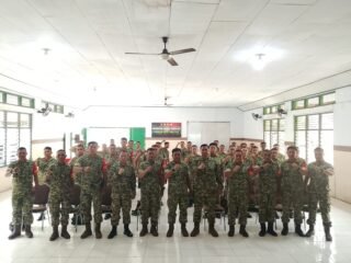 Mantapkan dan Tingkatkan Kualitas Pelaksanaan Pembinaan Ketahanan Wilayah, Kodim 1310/Bitung Ikuti Bimbingan Teknis Tim Asnis Pusterad